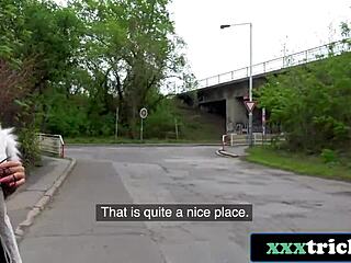 Busty hungarian student, you got paid good for outdoor public fuck right?