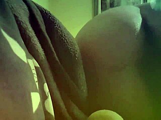 hot teen shoves beer bottle deep into her tight asshole for intense pleasure