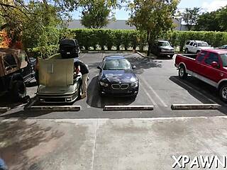 hey watch this slut suck cock bent over in contest