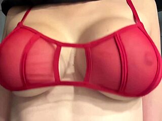 Artemisia Love Teases Juicy Tits In Sexy Red Bra