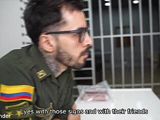 anal gape as i rough fuck athletic latina inmate's tight asshole doggystyle