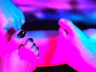 bbw latina babe's wet pussy gets fisted and licked in bisexual threesome toe fun