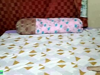 naughty bhabhi bends over shaved pussy for devar's huge cock doggystyle