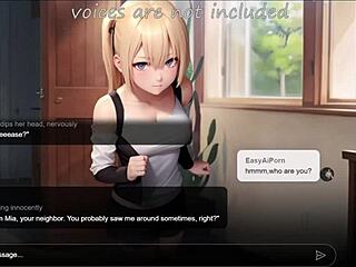 hot blonde teen neighbor gets hard fucked, blown, and creampied in ai erotic tale