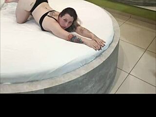 Curvy chubby latina goddess with hairy armpits and fat ass tempts worship