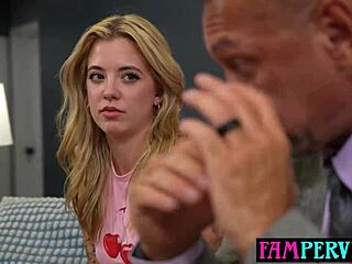 Petite Blonde 18+ Stepdaughter Lola Cheeks Offers Stepfather Forbidden Deal!