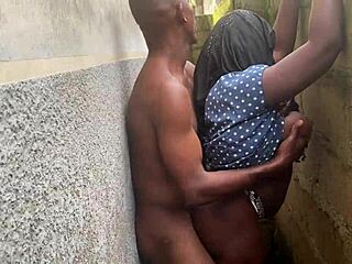 Chubby black teen bent over for huge BBC doggystyle pounding!