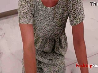 stepmom needs help calming nerves while stepsis spies on the fingering?