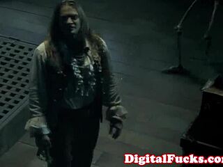 Beautiful Jesse Jane dives deep in hairy FFM threesome with close-up cumshots