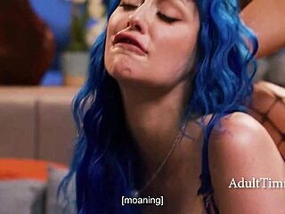 jewelz blu takes two trans cocks in group threesome