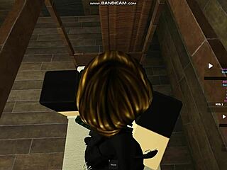 i pound roblox emo girl's tight pussy hard on bed part 2