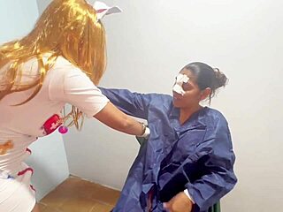 Big Tits Doctor Fucked Wild By Patient's Husband In Hospital Bed