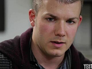 Blonde Pornstar Bends Over, Sucks Cock, Then Takes Virginity in Doggy Style