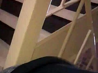 Sloppy blowjob in hallway