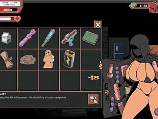 Spooky Milk Life hentai game, let's craft Linda's horsecock toy! 😜