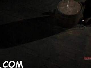 Lovable brunette sits on her huge fake penis.