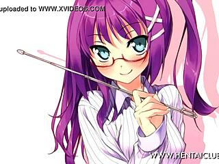 hentai ecchi lesson turns nude with sexy english instructions for fun