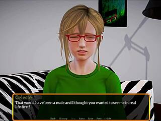 Play a walkthrough of a visual novel with my new stepfamily 604