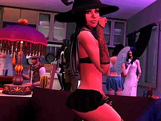 Jozie, wanna tease me with your dark Halloween vibe?