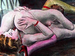 vintage erotic drawings from anime comics 😍