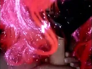 Fantastic coin collection by a beauty with pink hair