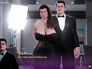 lonely wife craves huge boobs fucking in this 3d porn game