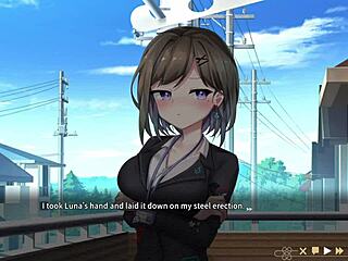 Ghost Marriage Matchmaking VN Hentai Game Night 1 with Luna Blowjob Scene! 😍