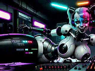 C23 robot whores party in dystopian visuals