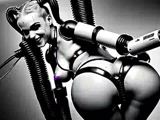 C23 robot whores party in dystopian visuals