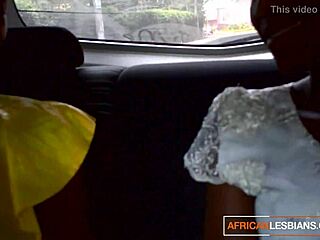 African Lesbians Flirting In Taxi Pussy Eating In Bedroom