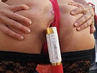 Outdoor Adventure with Cream Tube in Nature