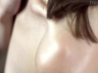 Rome Major face-fucks and dicks the skinny brunette ginger McKay in interracial bent-over action.