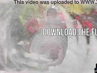 Petite Asian Teen Hannah Le Strips Naked at Relaxing Playboy Ranch