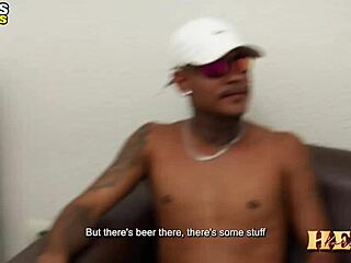 Brazilian Teen Neighbor Gets Double Penetration in Gay Action