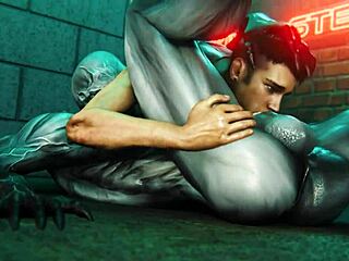 Dante meets Walrider in a steamy animated encounter