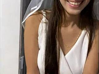 Wow, the best honeymoon sex with monster cock riding 😍