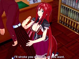 rias gremory and akeno asking something in hs dxd ntr madness 2 😏