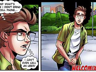 Fucking the hot anime maid at breakfast, nerd style!