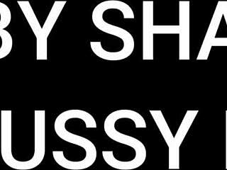 Hubby shaves my pussy bald, revealing a smooth, horny surprise.