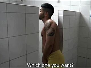 Latinos are hooking up in the showers, getting wild with passionate embraces and steamy encounters 💦🔥.