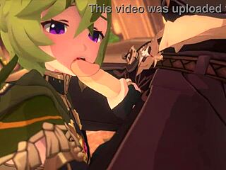 Garden Encounter with Collei in Genshin Impact Anime