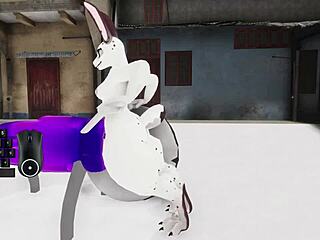 Churn Vector Gameplay with Furry 3D Masturbation Action