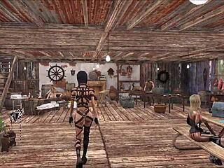 chyler leigh as top model in fallout 4 fashion.