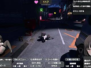 Sereka exposes herself in naked coat outdoors