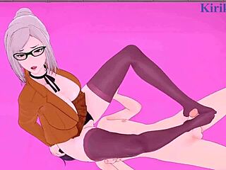 meiko shiraki and hana midorikawa have intense sex in prison school hentai with big tits