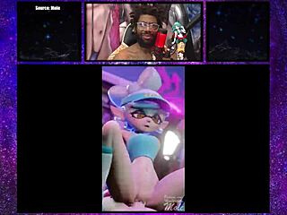 Marie and Callie ride creamy cock in wild anime action