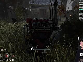 Lewdneko, a Vtuber, plays Dead by Daylight and gets spanked in a livestream