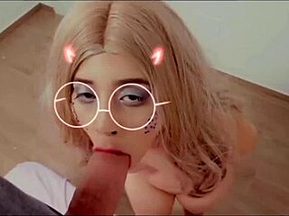 Chupando pija gigante! 🔥