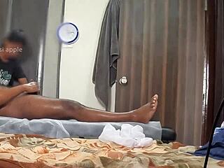 A detailed happy ending massage turns into gay action