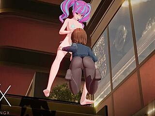 Hell Yeah! Anime Nobara in Futanari Jujutsu Hentai Yuri Action!